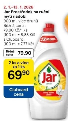 Prostředek na nádobí Jar