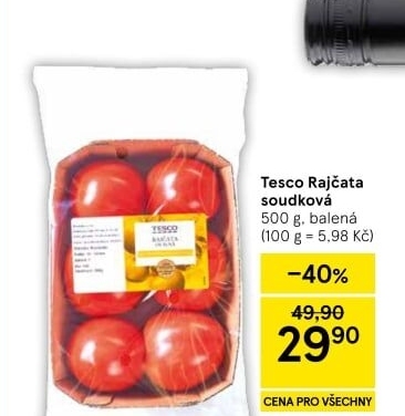 Rajčata soudková Tesco