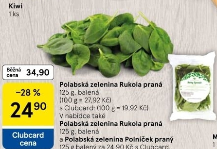 Rukola Polabská zelenina