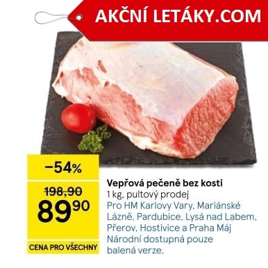 Vepřová pečeně bez kosti