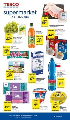 akční leták Tesco 7.1.2026-13.1.2026