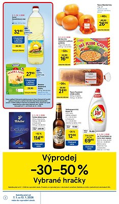 akční leták Tesco 7.1.2026-13.1.2026