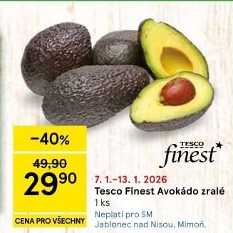 Avokádo Tesco Finest