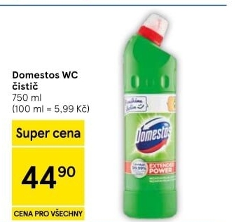 Čistič WC gelový Domestos
