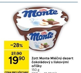 Dezert Monte Zott