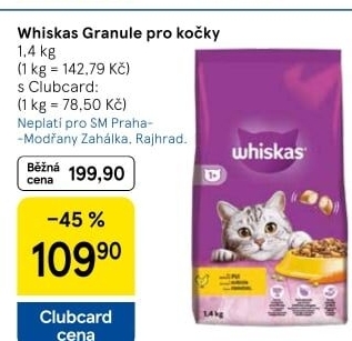 Granule pro kočky Whiskas