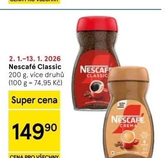 Instantní káva Nescafé Classic