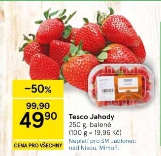Jahody Tesco