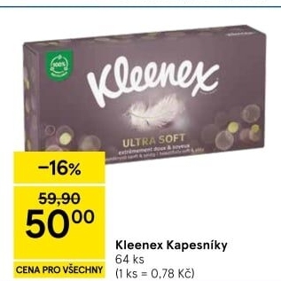 Kapesníčky papírové Kleenex - box