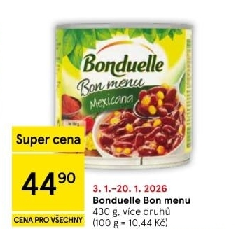 Konzervy Bon Menu Bonduelle