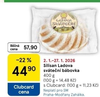 Ladova sváteční bábovka Silisan