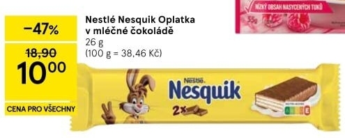 Oplatek Nesquik Nestlé