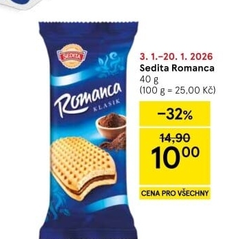 Oplatky Romanca Sedita