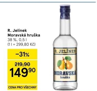 Pálenka Hruška Moravská Rudolf Jelínek