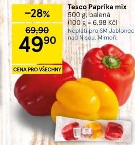 Paprika mix Tesco