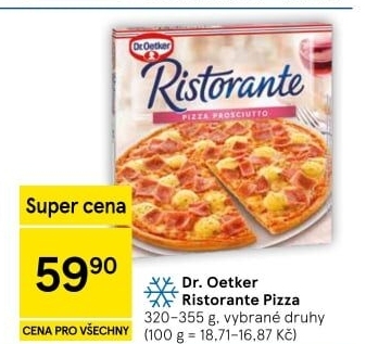 Pizza mražená Ristorante Dr. Oetker