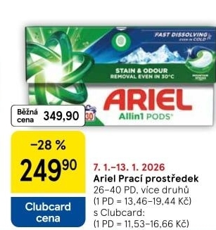 Prací prostředky Ariel