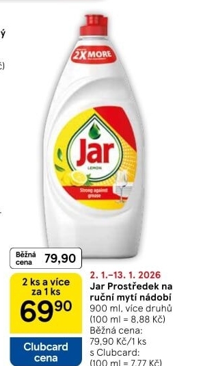 Prostředek na nádobí Jar