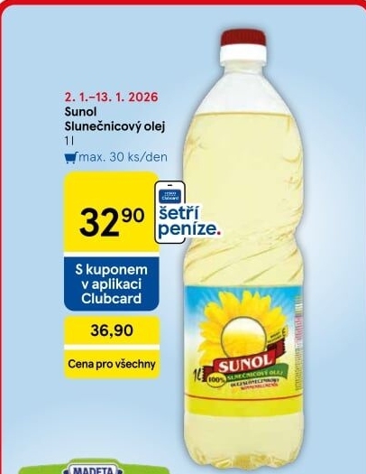 Slunečnicový olej Sunol