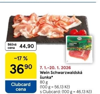 Šunka schwarzwaldská Wein