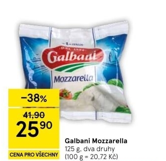 Sýr Mozzarella Galbani