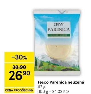 Sýr Parenica Tesco