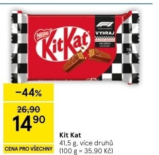 Tyčinka Kit Kat Nestlé