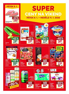 akční leták BILLA 7.1.2026-13.1.2026