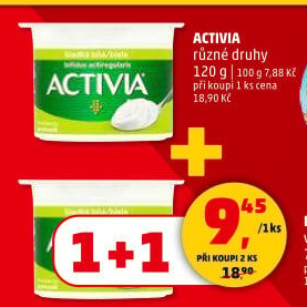 Bílý jogurt Activia Danone