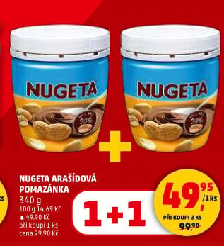 Čokokrém arašídový Nugeta Orion