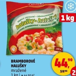 Halušky bramborové mražené Vinica