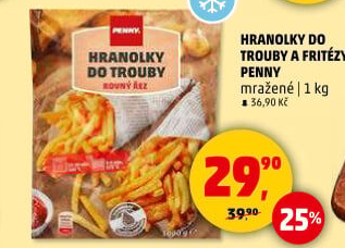 Hranolky mražené Penny
