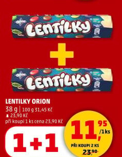 Lentilky Orion