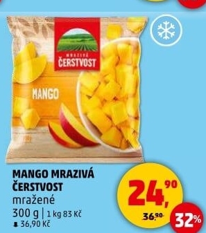 Mango mražené Mrazivá Čerstvost