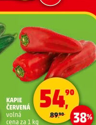 Paprika červená kapie