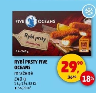 Rybí prsty mražené Five Oceans