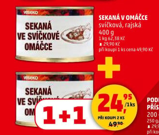 Sekaná v rajské omáčce Veseko