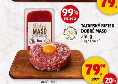 Tatarský biftek Dobré maso