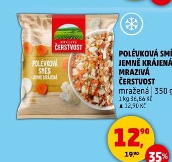 Zeleninová polévková směs mražená Mrazivá Čerstvost