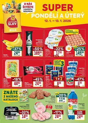 akční leták BILLA 7.1.2026-13.1.2026