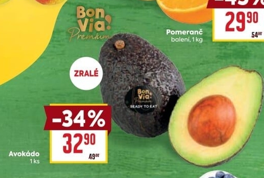 Avokádo Billa Bonvia Premium