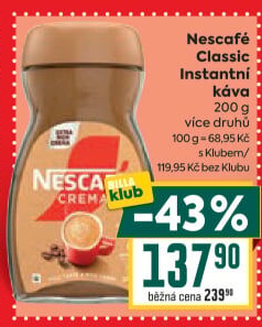 Instantní káva Nescafé Classic