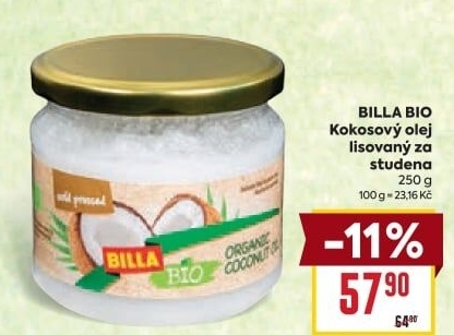 Kokosový olej Bio Billa