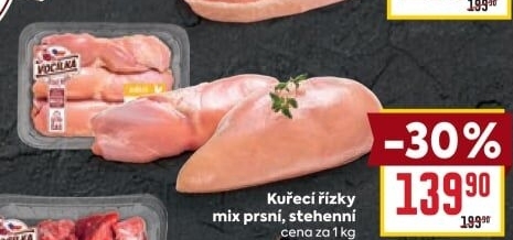 Kuřecí řízky mix Vocílka