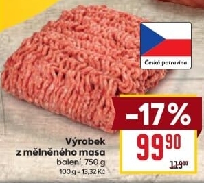 Mělněné maso