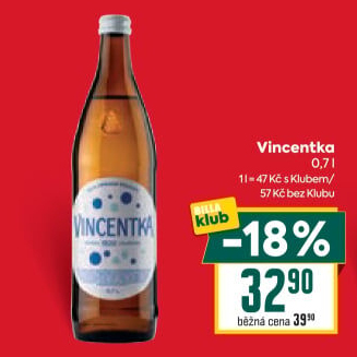 Minerální voda Vincentka