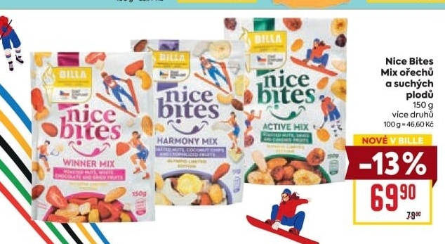 Mix ořechů a ovoce Nice Bites