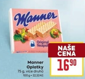 Oplatky Manner