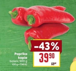 Paprika červená kapie