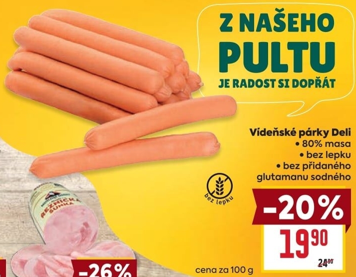 Párky vídeňské Deli